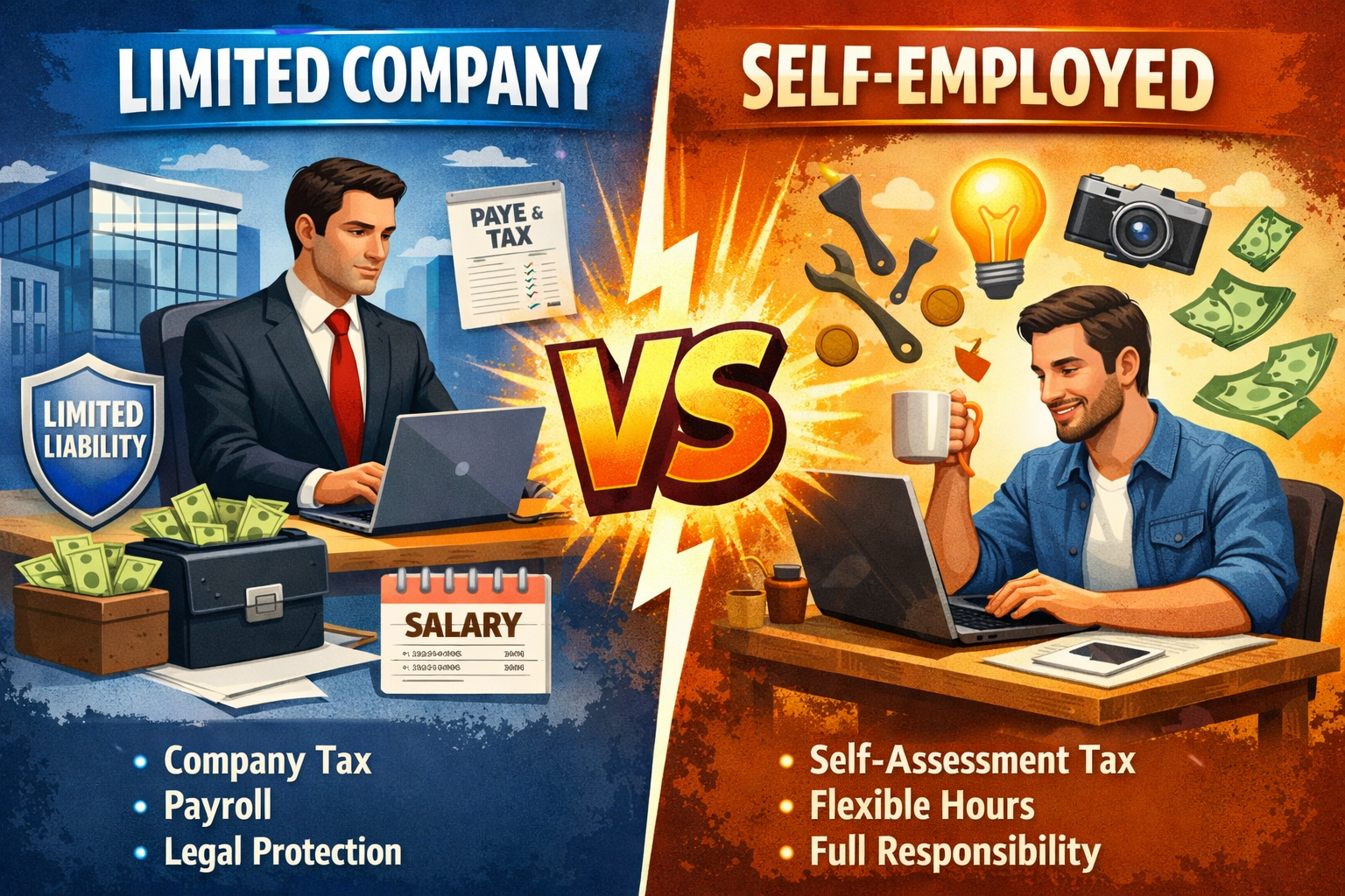 Limited Company vs Self-Employed: What Really Makes Sense in 2026?